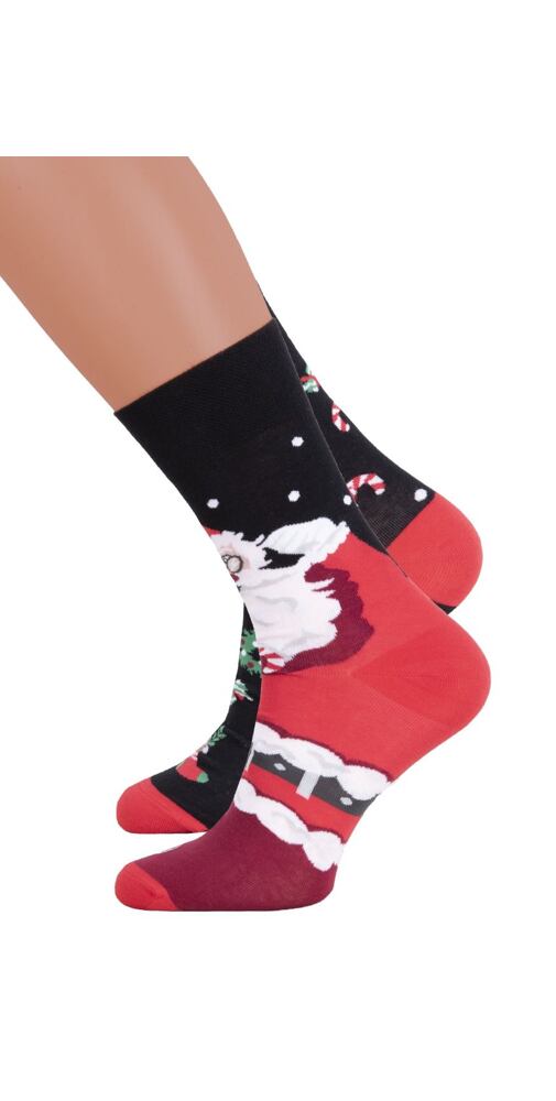 Dámské ponožky s obrázky More 46078 černé