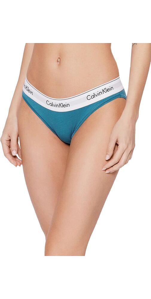 Kalhotky Calvin Klein Carousel F3787E petrol