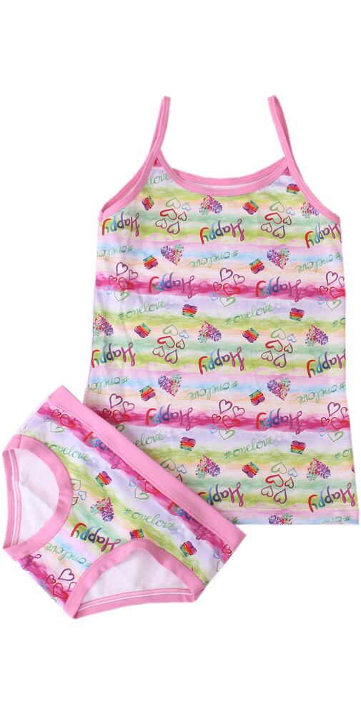 Dívčí komplet spodního prádla Bimba SS599 +B2509 pink
