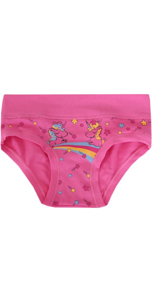 Dívčí kalhotky s obrázky Emy Bimba B2550 rosa fluo
