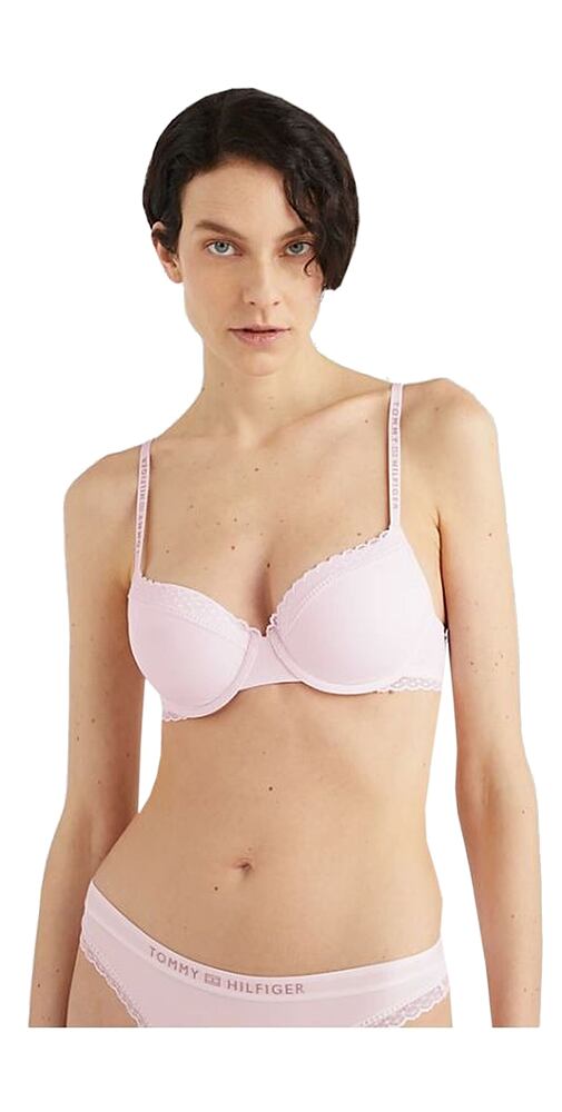 Jemně vyztužená podprsenka Tommy Hilfiger UW0UW04546 light pink