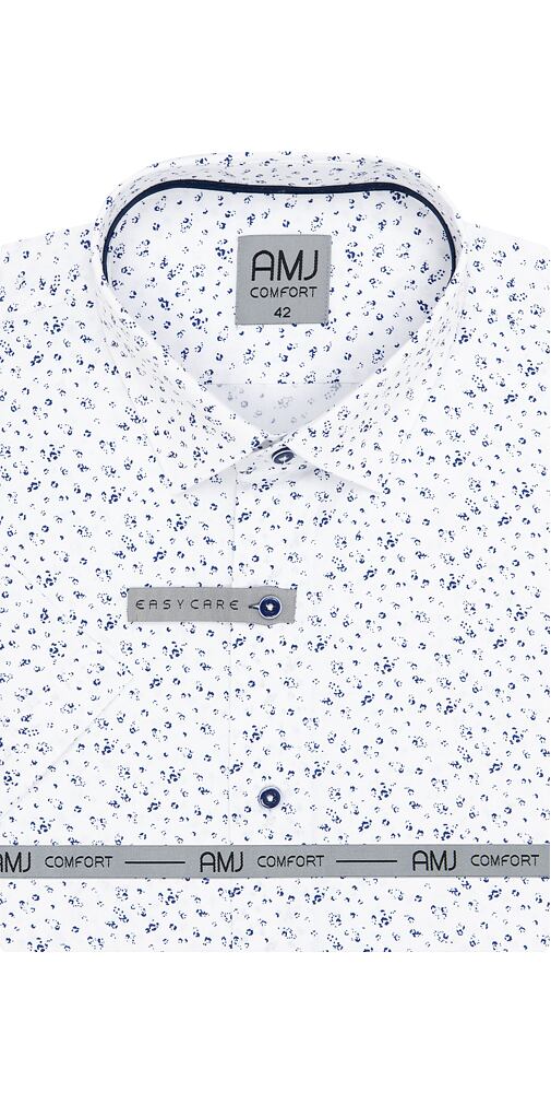 Košile AMJ Comfort slim VKSBR 1276 bílo-navy