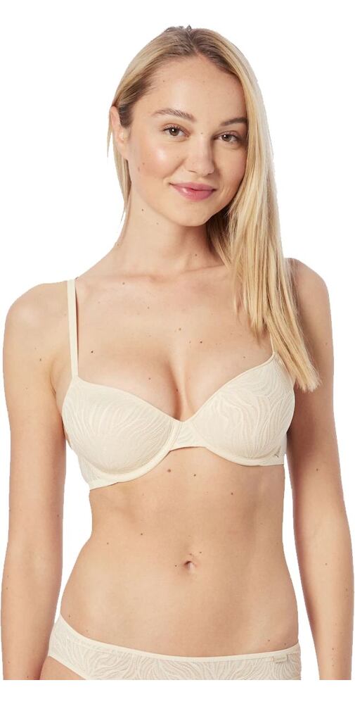 Jemně vyztužená podprsenka Calvin Klein Sheer Marquisette Lace