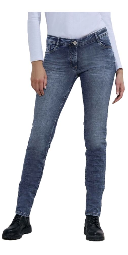 Elastické džíny Scarlet Cecil 377173 mid blue
