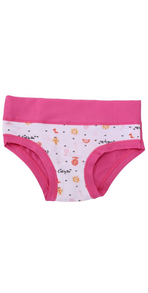 Dívčí kalhotky s obrázkem Emy Bimba B2912 rosa fluo