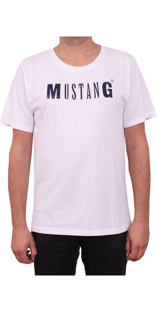 Mustang bílé tričko pro muže 4154-2100
