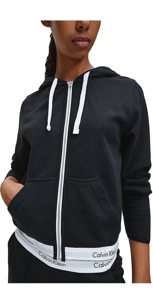 Dámská černá mikina Calvin Klein QS5667E