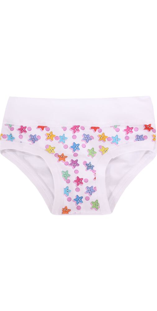 Kalhotky pro děvčátka s hvězdičkami Emy Bimba  B2275 bílé