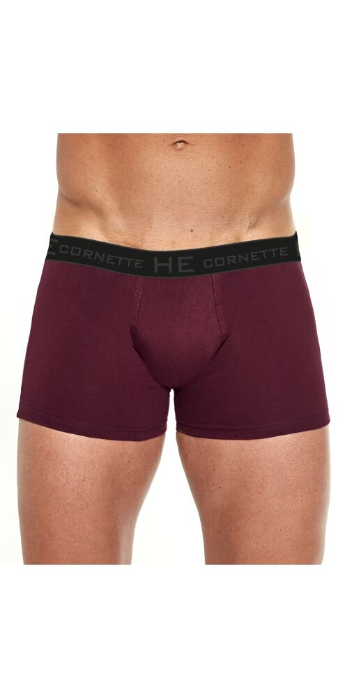 Bavlněné boxerky Cornette High Emotion Energy bordo