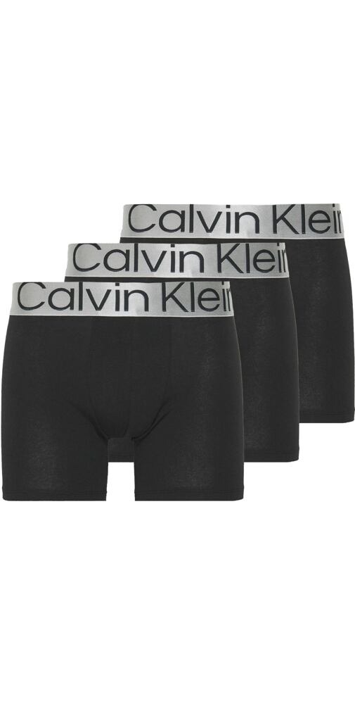 Boxerky Calvin Klein 3 pack Reconsidered Steel NB3131A 7V1