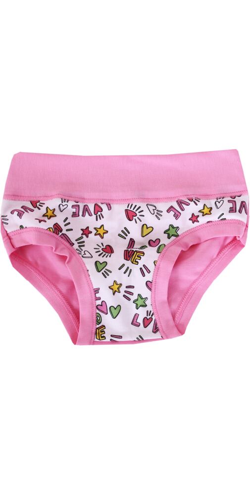 Bavlněné dívčí kalhotky Emy Bimba B2522 pink