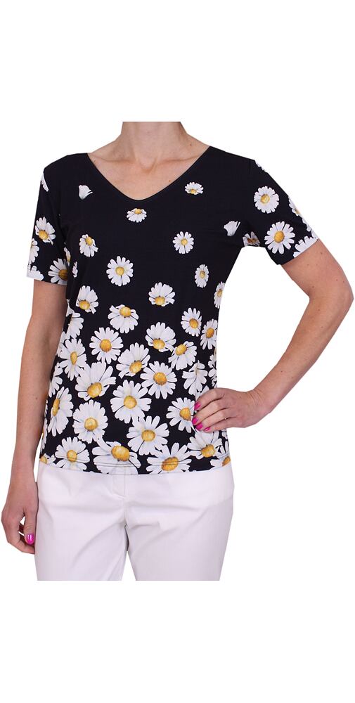 Květinové tričko pro ženy Sabatti 22035 navy