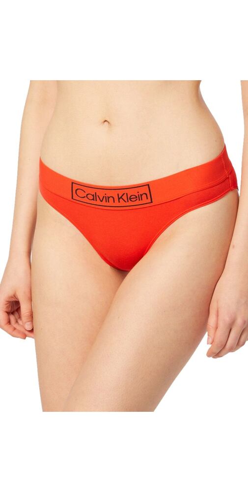 Kalhotky pro ženy Calvin Klein Reimagined Heritage QF6775E červeno-orange