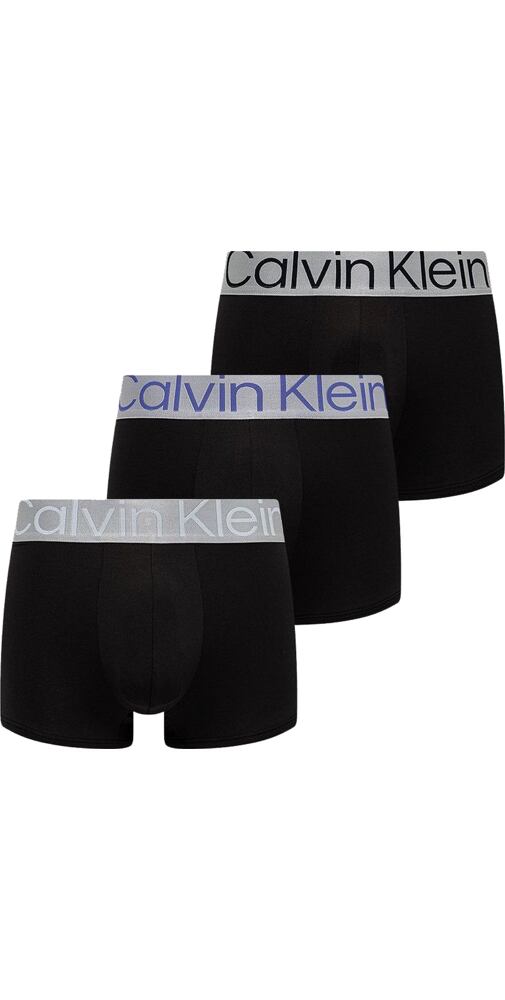Boxerky Calvin Klein 3 pack NB3074A IEH Reconsidered Steel