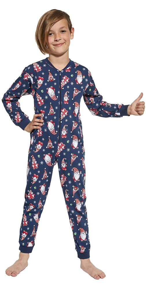 Overal pro kluky na spaní Cornette Young Gnome 2 navy