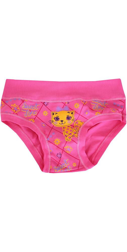 Bavlněné kalhotky s obrázky Emy Bimba B2589 rosa fluo 