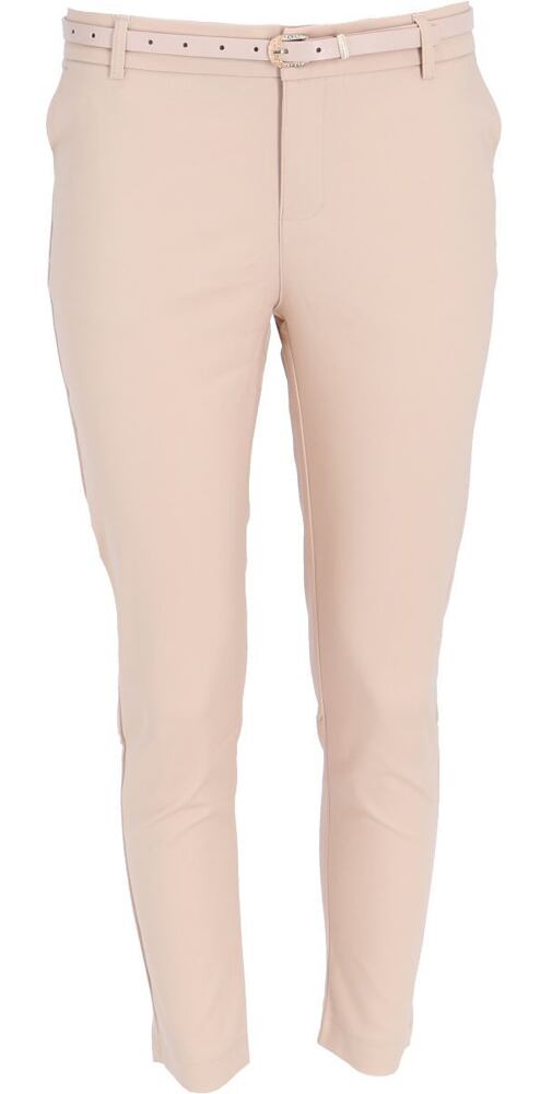 Stylové dámské 7/8 kalhoty 8707 béžové