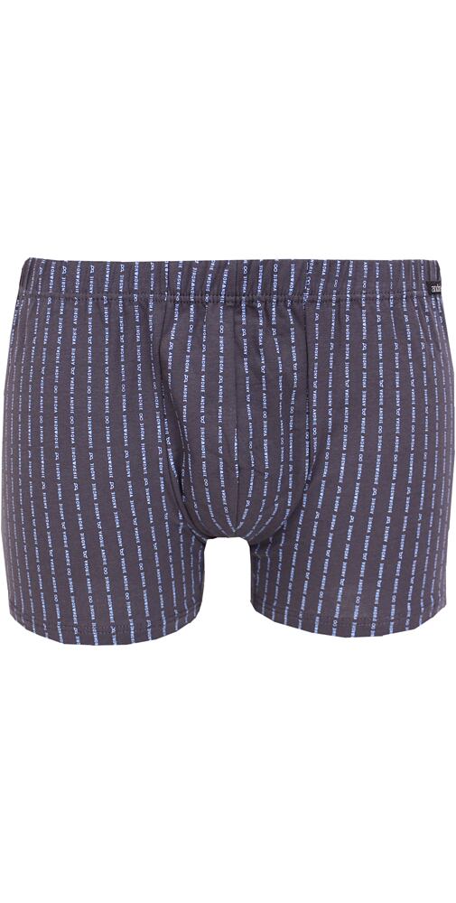 Pánské boxerky bavlna/lycra Andrie PS 5728 grafit