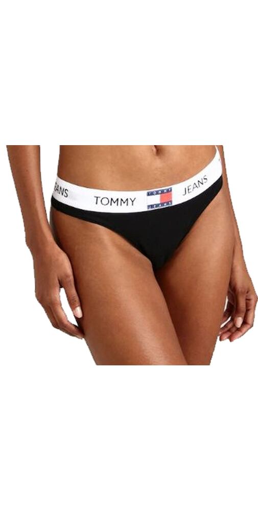 Dámská tanga Tommy Hilfiger UW0UW04956 černé