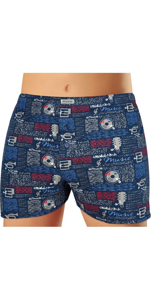 Pánské bavlněné trenky Andrie PS 5755 navy