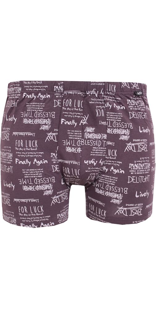 Moderní pánské boxerky Andrie PS 5787 grafit