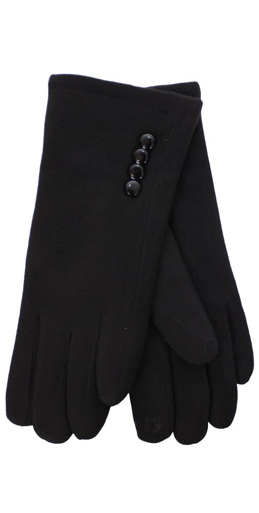 Černé hřejivé rukavice H825
