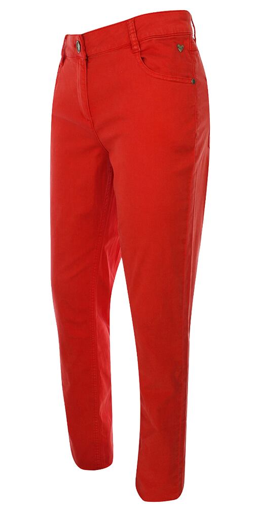 Kalhoty zeštíhlené Kenny S. Stella pro dámy 020318 červené
