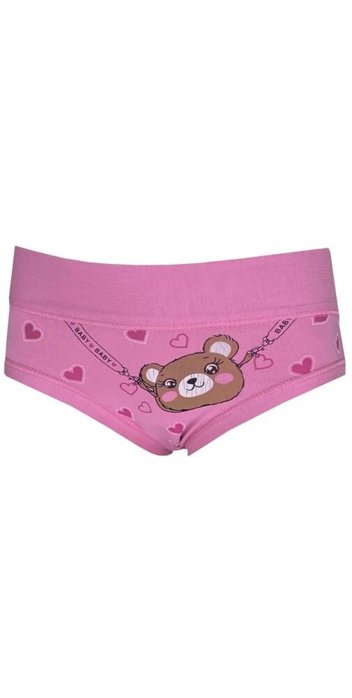 Dívčí kalhotky obrázkem medvídka Emy Bimba B2815 pink