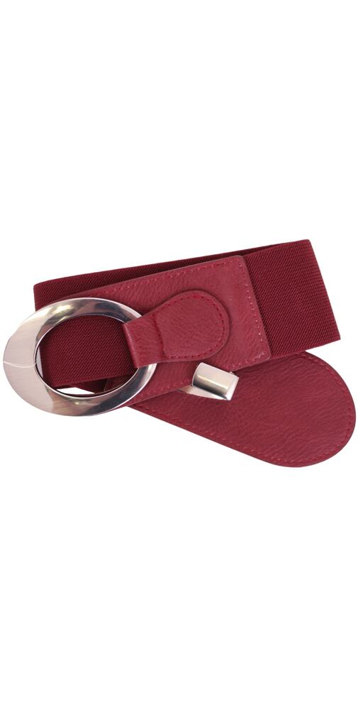 Dámský elastický široký pásek GZ 885 bordo