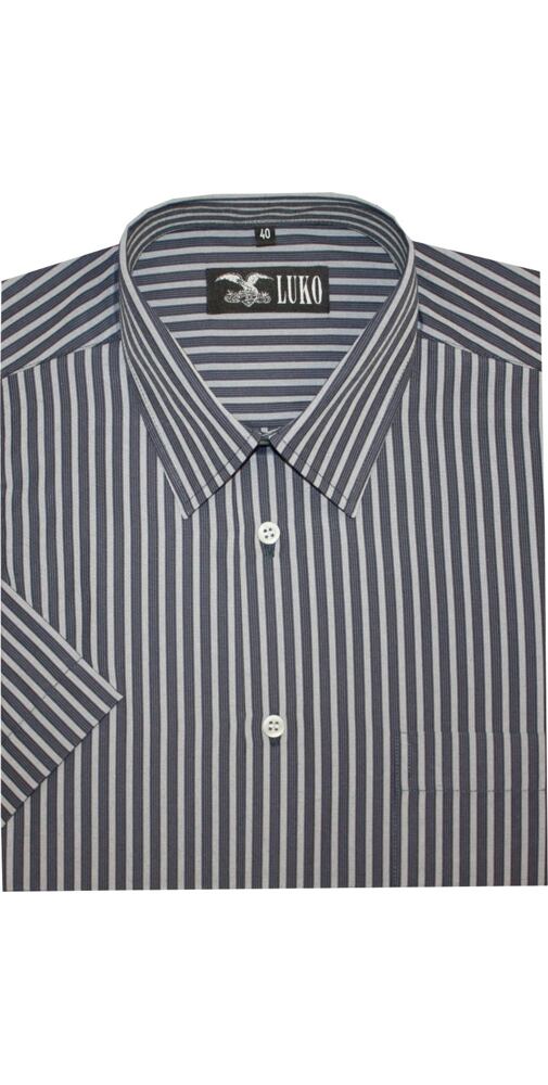 Pánská košile Luko 144112 - šedý proužek