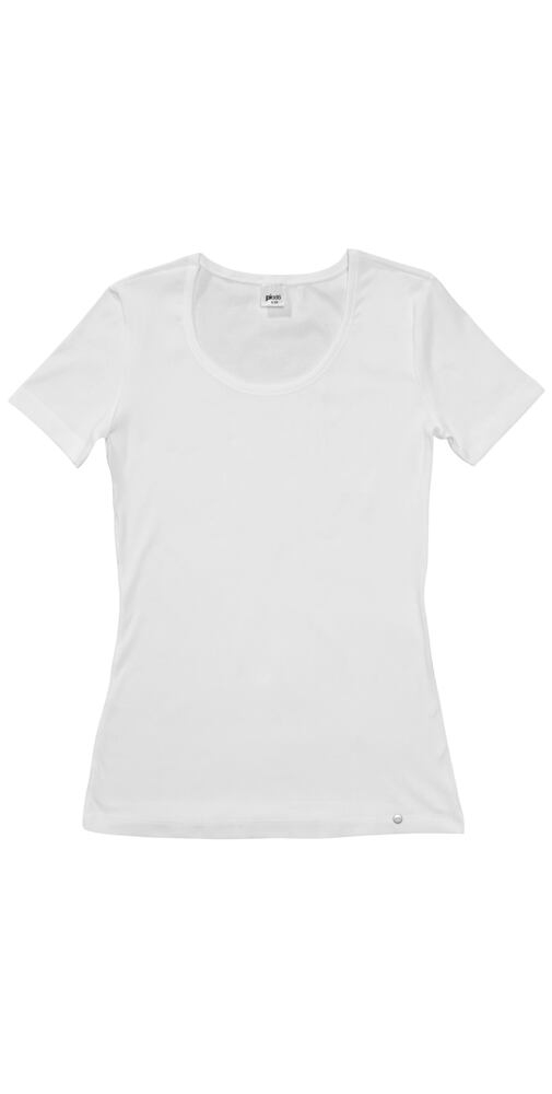 Bílé bavlněné tričko Pleas