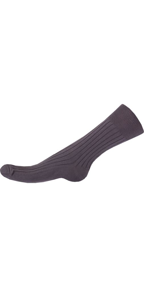 Ponožky Gapo 100% bavlna s jemným řádkem šedé