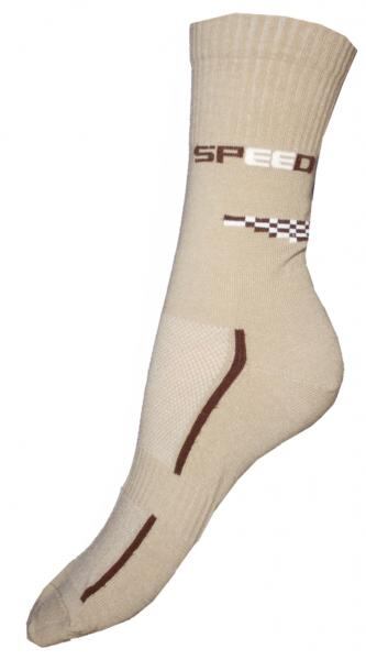 Ponožky Gapo Sporting Speed béžová