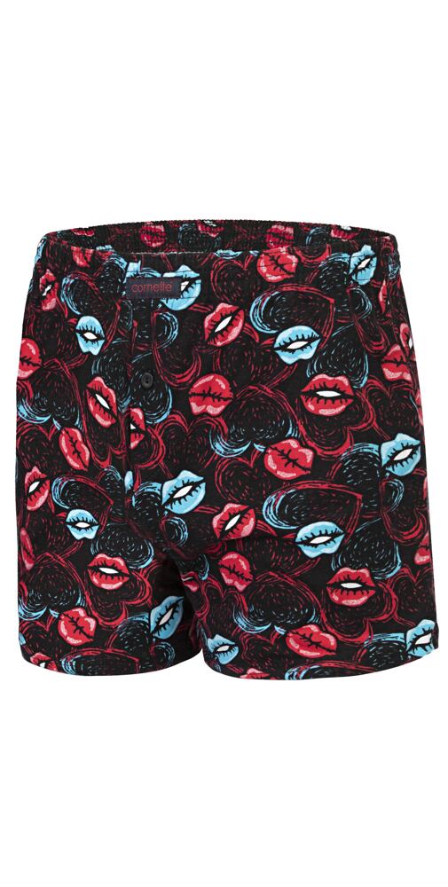 Pánské trenýrky s potiskem Cornette Classic Hot Lips 2