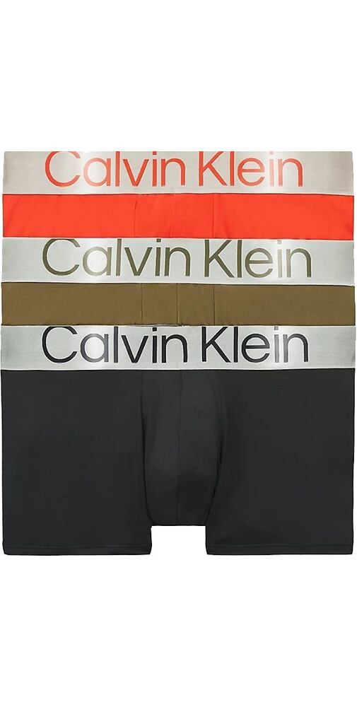 Boxerky Calvin Klein 3 pack NB3074A 13B Reconsidered Steel