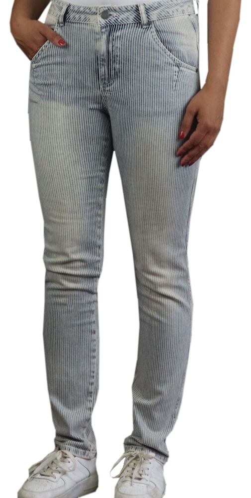 Ležérní kalhoty pro ženy Mila Sarvé Resia jeans proužek