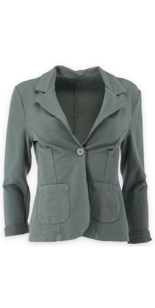 Bavlněné sportovní sako pro ženy Cool Fashion 2832 khaki