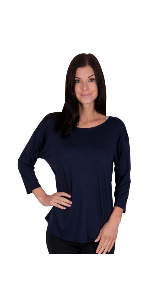Dámské tričko s 3/4 rukávem Babell HTX0015 navy
