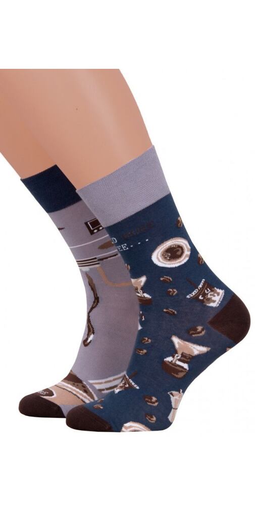 Pánské ponožky pro milovníky kávy More 48079