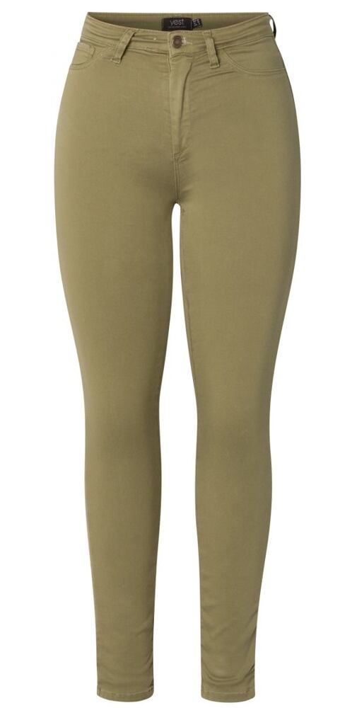 Kalhoty Skinny fit Yest pro ženy 0003796 olivová