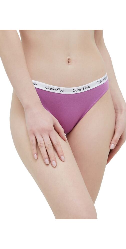 Kalhotky Calvin Klein Carousel QD3588E sv.fialové