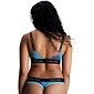 Podprsenka Calvin Klein Bralette collection 1996 QF7218E tyrkys vzor