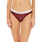 Dámská tanga Tommy Hilfiger z elastické pleteniny UW0UW05532 bordo