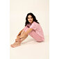 Dámské pyžamo Vamp s knoflíkovou légou 22003 pink blush