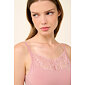 Dámská košilka Vamp s krajkou 22812 pink blush