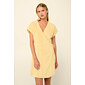 Dámský froté letní župan Vamp 22533 yellow banan