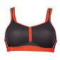 Sportovní podprsenka Anita 5566 antracit-orange