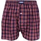 Moderní plátýnkové trenýrky Climber 3100C8 navy-orange kostka