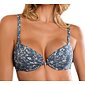 Dámská push-up podprsenka Leilieve M3107 jeans