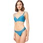 Push-up podprsenka bez kostic Calvin Klein QF6017E petrol a kalhotky QF6308E